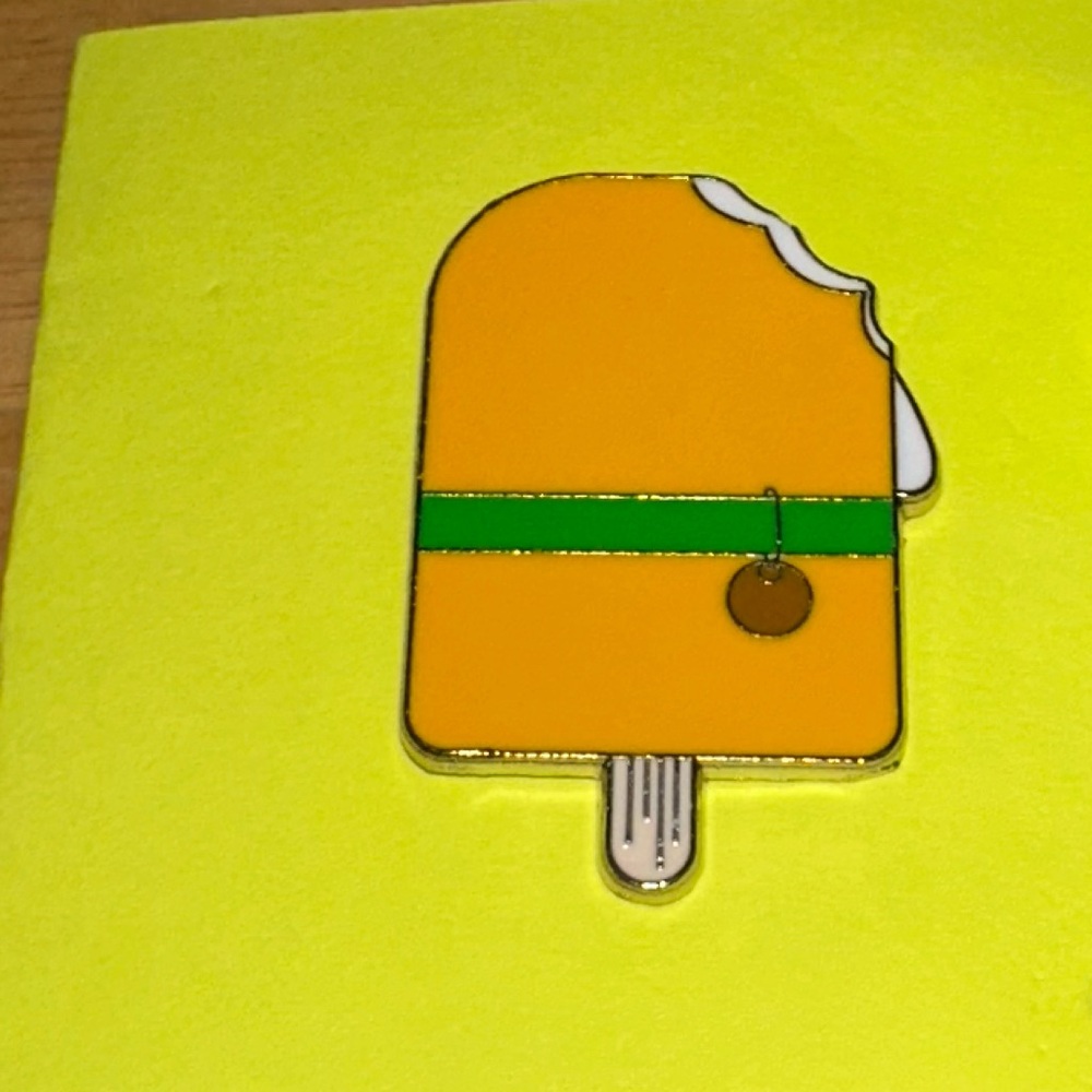 Disney Yellow Popsicle Enamel Pin